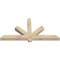 Ekena Millwork Kennewick Rough Sawn Timber Gable Bracket, Douglas Fir, 60"W x 30"H x 4"D x 4"F, 12/12 Pitch GBW060X30X0404KEN00RDF - alternate 4